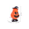 FELTECHELECTR 6PCS Halloween Pumpkin Wind-up Mini Clockwork Figurines for Party Favors Goody Bag Fillers Prizes Assorted Walking Windup for Classroom Rewards view 2