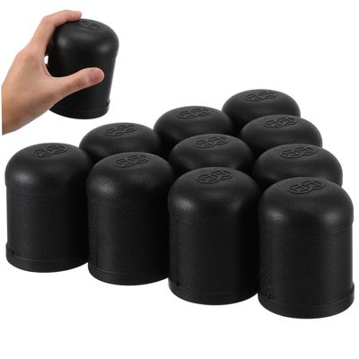 BCOATH 10PCS Black Plastic Dice Cups Dice Box Anti-Cheating Sturdy Cylindrical Shaker Game Tool for Party Ktv Entertainment