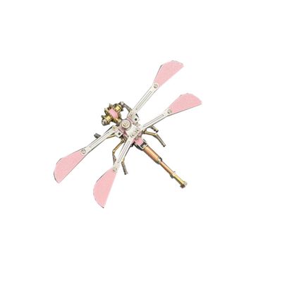 3D Metal Puzzle Model Kit, 112Pcs 3D Cyberpunk DIY Sky Sentinel Mechanical Dragonfly Building Kit, Unique Desk Creative Art Decorations Gift for Adults