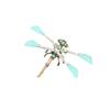 3D Metal Puzzle Model Kit, 112Pcs 3D Cyberpunk DIY Sky Sentinel Mechanical Dragonfly Building Kit, Unique Desk Creative Art Decorations Gift for Adults view 1