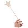 BCOATH 10pcs DIY Wooden Fairy Wand with Crown Shape for Adults Unfinished Princess Sticks for Crafting Party Favors Halloween Dress Up Safe Handmade Wooden Wands 10PCS view 4