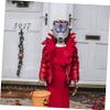 BCOATH Creative Wolf Cosplay Mask Non-woven Half Face Halloween Party Festival Costume Accessory for Masquerade Carnivals Clubs view 3