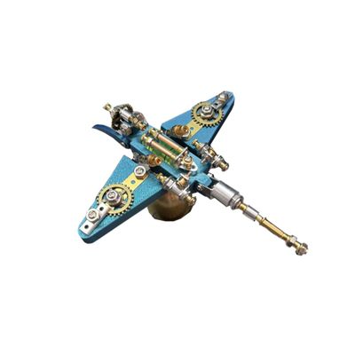 3D Metal Puzzle Model Kit, 123Pcs 3D Cyberpunk DIY Cyber Mecha Aero-Wing Building Kit, Unique Desk Creative Art Decorations Gift for Adults