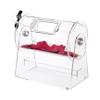 Acrylic Raffle Drum - Professional Lottery Ticket Cage, Transparent Spinning Drum with Keys - Holds 2500 Tickets, for Events & Fundraising view 1