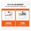 Acrylic Raffle Drum - Professional Lottery Ticket Cage, Transparent Spinning Drum with Keys - Holds 2500 Tickets, for Events & Fundraising view 3
