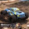 Cirmine RC Cars 1:18 Scale 4WD Off-Road Fast Monster Truck, 36KPH High Speed Remote Control Car, Oil-Filled Shocks, Dual Body Shells, Portable for Outdoor Fun, 7.4V 1500mAh Batteries, 2.4GHz RC Truck view 2