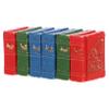 LALADEFIEE 6pcs Miniature Dollhouse Books Vivid Resin Mini Book Decors in Blue Red Green Photo Props for Mini Crafts and Tiny House Accessories view 1