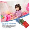 LALADEFIEE 6pcs Miniature Dollhouse Books Vivid Resin Mini Book Decors in Blue Red Green Photo Props for Mini Crafts and Tiny House Accessories view 2