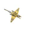 3D Metal Puzzle Model Kit, 123Pcs 3D Cyberpunk DIY Cyber Mecha Aero-Wing Building Kit, Unique Desk Creative Art Decorations Gift for Adults view 1