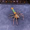 3D Metal Puzzle Model Kit, 100Pcs 3D Cyberpunk DIY Cyber Rebel Futuristic Spider Building Kit, Unique Desk Creative Art Decorations Gift for Adults view 2