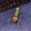 3D Metal Puzzle Model Kit, 139Pcs 3D Cyberpunk DIY Cyber Weaver Futuristic Spider Building Kit, Unique Desk Creative Art Decorations Gift for Adults view 3