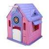 Playhouse with Basketball Hoop Dartboard Garden Games Cottage (Light Pink) view 1