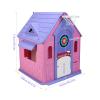 Playhouse with Basketball Hoop Dartboard Garden Games Cottage (Light Pink) view 4