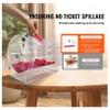 Acrylic Raffle Drum, Professional Lottery Ticket Cage with Keys, Transparent Spinning Drum for 5000 Tickets, Lottery Drawing Box for Events & Games view 4