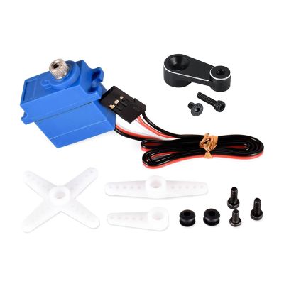 4.5KG Servo Mini Waterproof TR-4 2065 Metal Gear 3 Pin 8.4V High Voltage Core Motor Servo(Black)