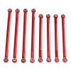 Rc Parts For MN128 MN86S MN86 G500 1/12 Metal Pull Rod Ball Head Link Linkage RC Car Accessories Upgrade Partsde Parts(Red) view 1