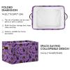 Emelivor Halloween Pumpkin Cat Storage Basket Bins Decorative Organizer Bins Laundry Hamper Baskets with Handles for Living Room Clothes Closet Shelf Livingroom,1 pcs view 2