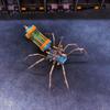 3D Metal Puzzle Model Kit, 139Pcs 3D Cyberpunk DIY Cyber Weaver Futuristic Spider Building Kit, Unique Desk Creative Art Decorations Gift for Adults view 3