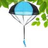 Parachute Toys for Kids, Small Fun Portable Leisure Games, Stocking Stuffer Parachute Toy with Colorful Design and Lightweight Fabric, Entertainment Activity for Desktop Christmas School Home Party view 1