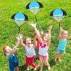 Parachute Toys for Kids, Small Fun Portable Leisure Games, Stocking Stuffer Parachute Toy with Colorful Design and Lightweight Fabric, Entertainment Activity for Desktop Christmas School Home Party view 3