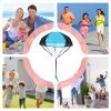 Parachute Toys for Kids, Small Fun Portable Leisure Games, Stocking Stuffer Parachute Toy with Colorful Design and Lightweight Fabric, Entertainment Activity for Desktop Christmas School Home Party view 4