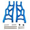 Aluminum Front Lower Suspension Arms Set Upgrade for 1/10 Slash 2WD RC Car, Replaces Part #3631 (Blue) view 3