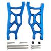Aluminum Front Lower Suspension Arms Set Upgrade for 1/10 Slash 2WD RC Car, Replaces Part #3631 (Blue) view 4