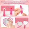 Pretend Makeup Set | Fake Safe Little Girl Makeup Set, Creative Realistic for Girls Boys Development Fun Gathering Family Home Indoor Playtime Birthday Festival view 4
