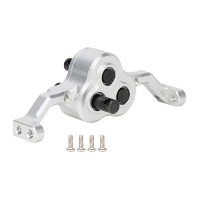 1/10 RC Transfer Case Replaces Installation Adjustable Carrier Bearing Transmission Gearbox for Car Modification, Silver