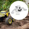 1/10 RC Transfer Case Replaces Installation Adjustable Carrier Bearing Transmission Gearbox for Car Modification, Silver view 2