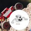 1/10 RC Transfer Case Replaces Installation Adjustable Carrier Bearing Transmission Gearbox for Car Modification, Silver view 3