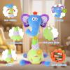 LUKETURE Dancing Talking Elephant Plush, Interactive Stuffed Animal Toy, Musical Plush with Record & Repeat, Sings 10 Songs, LED Lights view 4