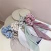 DFWZMQTG Hair Ornaments Fairy Streamer Ribbon Floret Fold Rope Temperament view 4