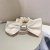 DFWZMQTG French Temperament Hair Ornaments Cold Wind Satin Ribbon view 1