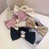 DFWZMQTG French Temperament Hair Ornaments Cold Wind Satin Ribbon view 2