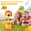 LLUKEME Dancing Talking Lion Toy, Stuffed Animal Baby Toy Repeating What You Say, Glowing Musical Electronic Lion with Fluffy Mane Gifts for Toddlers 1-3 Years Old Valentine's Day Gifts view 3