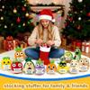 12PCS Emotional Support Crochet Vegetables Fruits Positive Animals Bulk Positive Pickle Patato Christmas Cheer Up Gag Gifts Small Employee Gifts Office Desk Decor For Friends Coworkers Adult view 4