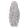 1/3 BJD Doll Hair Soft Smoothly Silver Gray Naturally Curly BJD Doll Wavy Hair Wig for Dress Up DIY view 1
