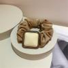 DFWZMQTG Hair Ornaments Retro Atmosphere Frosted Rubber Paint Square Buckle Wrinkled view 1