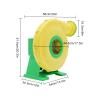 1100W Air Blower, 1118 CFM High Power Inflator Blower Motor with 13.12ft Cord, 110V 1.5HP Portable Inflatable Bounce House Air Blowers for Commercial & Home Use (Green, Yellow) view 2