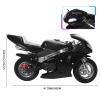 Awjaisca 49cc 2 Stroke Dirt Bike for Kids & Youth,Mini Motorcycle Motorbike Beach Off Road Vehicles, Dual Headlights, Up to 20Mph, Weight Support Up to 170LBS, 20 Miles Range (Black) view 2