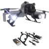 Drone Searchlight Landing Gear for DJI Mini 5 Pro, Night Flight Light Navigation Warning Lights with Heightening Tripod Kickstand view 1