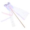VOSAREA Fairy Wand with Ribbon Cute Teeth Fairy Stick Wand Prop Costume Accessories for Cospaly Party Dress Up Decorations view 1