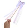 VOSAREA Fairy Wand with Ribbon Cute Teeth Fairy Stick Wand Prop Costume Accessories for Cospaly Party Dress Up Decorations view 3