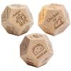 3 Pieces Food Dice,Dinner dice Set, Dinner Decision Dice for Cou-ples, Couples dice Fun Meal Choices for Date Night, Gift for Married Couples. view 1