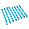 8PCS Metal Pull Rod Link Rod LinkageFor MN86S MN86 MN86KS MN86K M-N G500 1/12 RC Car Accessories Upgrade Parts(Blue) view 1