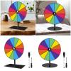 2. Sturdy Acrylic Game Wheel Includes Pen & Quick Setup for Family Classroom Activities Smooth Acrylic Prizes Wheel view 2