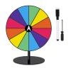 2. Sturdy Acrylic Game Wheel Includes Pen & Quick Setup for Family Classroom Activities Smooth Acrylic Prizes Wheel view 4