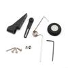 RC Airplane Tail Wheel Bracket Assembly for 60-120 Size Fixed Wing Models, 1.18 inch Sponge Wheel with Plastic Metal Mount, Landing Gear for Remote Control Aircraft view 2