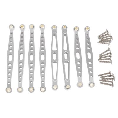 For HuangBo ZP1001 ZP1002 ZP1003 ZP1004 1/10 Metal Fixing Rods RC Car Trucks Parts Accessories And Upgrades Replacement And Repair RC Car Upgrade Part(Silver)